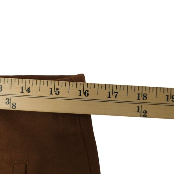 Chicos Pull On Pants Womens Size 1 Short US M/8 Stretch Slash Pockets Mid Rise - Picture 13 of 16